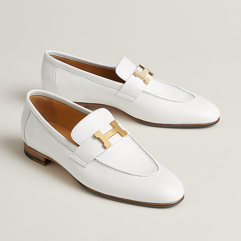 Paris loafer - White | Hermès Greece